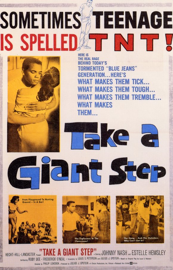 Take a Giant Step Movie Poster Print featuring vibrant colors and classic cinematic imagery.