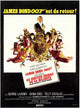 On Her Majesty's Secret Service movie poster print featuring classic cinema artwork.