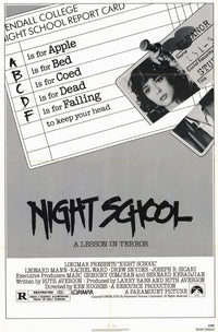 Night School Movie Poster Print showcasing a classic comedy theme.