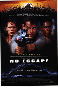 No Escape Movie Poster Print featuring intense cinematic action.