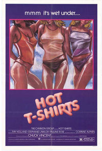 Hot T-Shirts Movie Poster Print showcasing vibrant pop culture design.