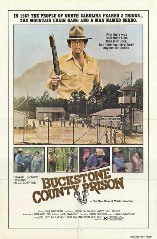 Buckstone County Prison Movie Poster Print featuring dramatic artwork.