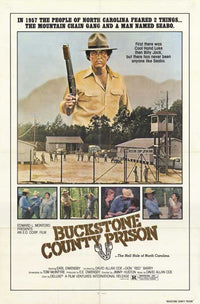 Buckstone County Prison Movie Poster Print featuring dramatic artwork.