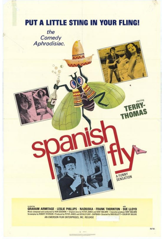 Spanish Fly Movie Poster Print showcasing cinematic art.