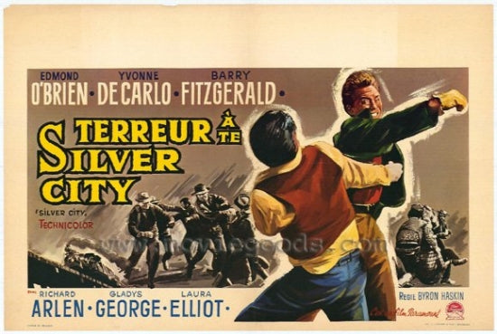 Silver City Movie Poster Print showcasing vibrant colors and cinematic flair.