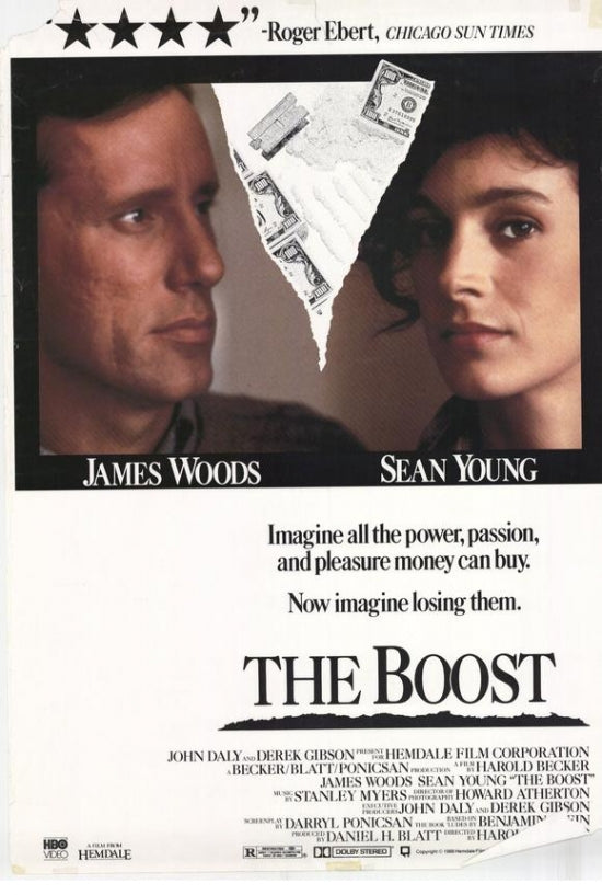 The Boost Movie Poster Print showcasing dynamic film energy.