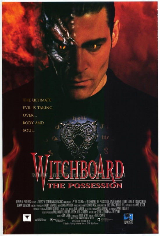 Witchboard The Possession Movie Poster Print featuring haunting imagery.