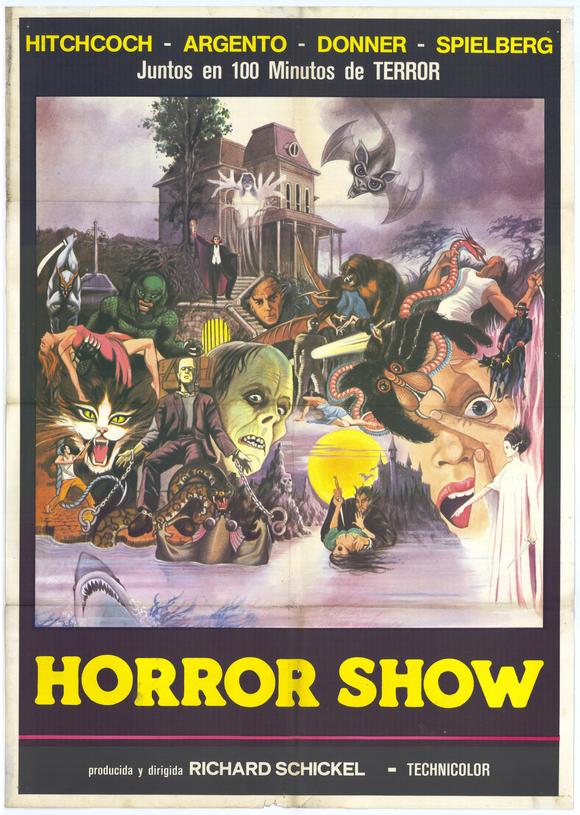 The Horror Show Movie Poster Print featuring chilling visuals