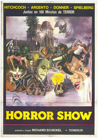 The Horror Show Movie Poster Print featuring chilling visuals