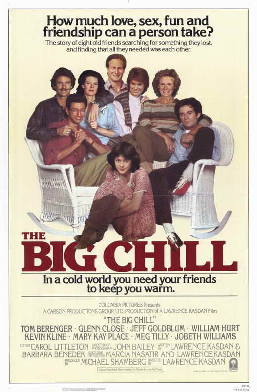 The Big Chill Movie Poster Print (11x17) | Posterazzi