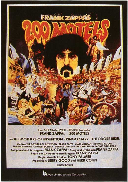 200 Motels Movie Poster Print - 11x17 Size | Posterazzi