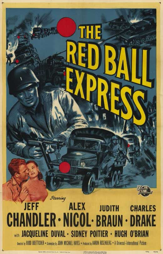 Red Ball Express Movie Poster Print (11x17) - Perfect for Framing