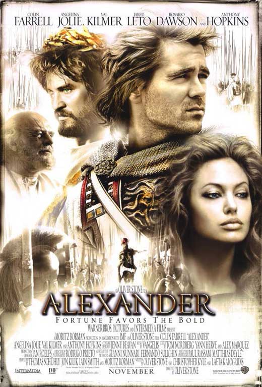 Alexander Movie Poster Print showcasing the epic story of Alexander the Great.