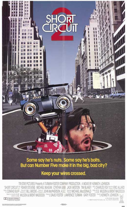Short Circuit 2 Movie Poster Print - 11x17 | Posterazzi