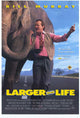 Larger Than Life Movie Poster Print showcasing vibrant cinematic artwork.