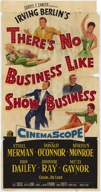 There's No Business Like Show Business movie poster print, 11 x 17 inches.
