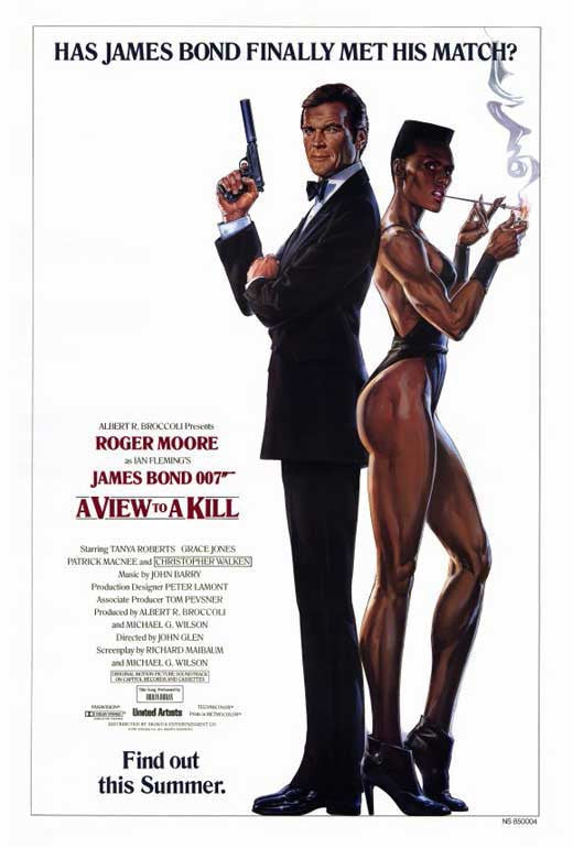A View to a Kill Movie Poster Print (27x40) - Pop Culture Graphics