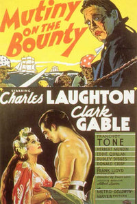 Mutiny on the Bounty Movie Poster Print showcasing classic film art.
