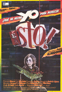 What Have I Done to Deserve This? Movie Poster Print featuring vibrant artwork.