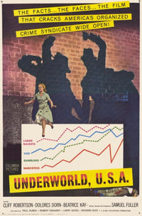 Underworld U.S.A. Movie Poster print featuring classic film art.