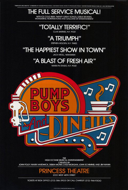 Pump Boys and Dinettes Broadway Movie Poster Print 11x17