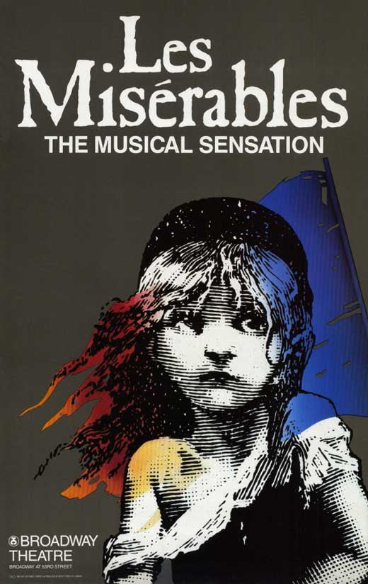 Les Miserables Broadway Movie Poster Print (11x17)