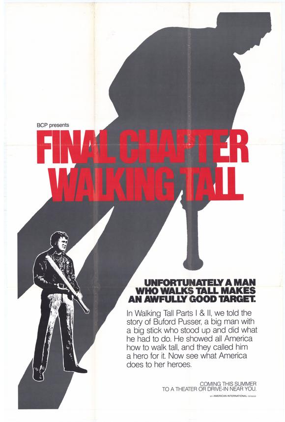 Walking Tall: The Final Chapter Movie Poster Print showcasing action and drama.