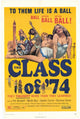 Class of 74 Movie Poster Print featuring vibrant retro design.