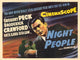 Night People Movie Poster Print showcasing captivating film visuals.