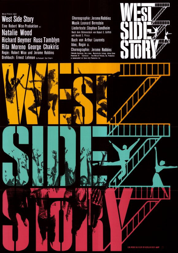 West Side Story Movie Poster Print 11x17