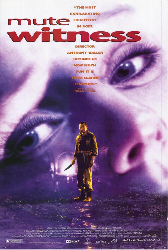 Mute Witness Movie Poster Print showcasing classic horror art.