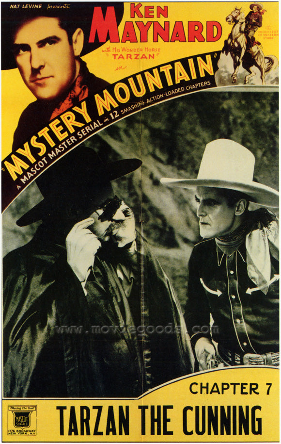 Mystery Mountain Movie Poster Print showcasing vibrant colors and dynamic imagery.