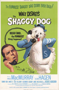 The Shaggy Dog Movie Poster Print showcasing classic family film artwork.