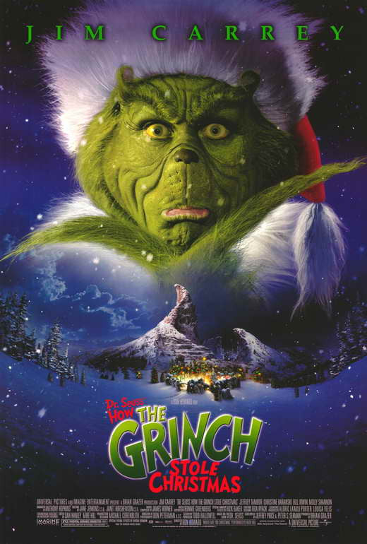 Dr. Seuss' How the Grinch Stole Christmas Movie Poster Print (27x40)