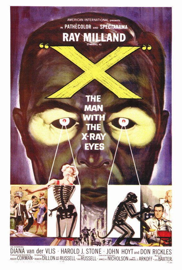 X: The Man with X-Ray Eyes Movie Poster Print (27x40)