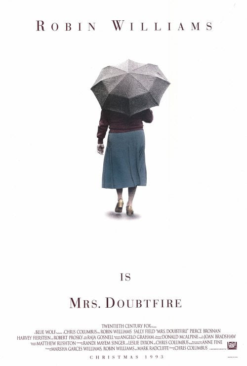 Mrs. Doubtfire Movie Poster Print (27x40) | Posterazzi