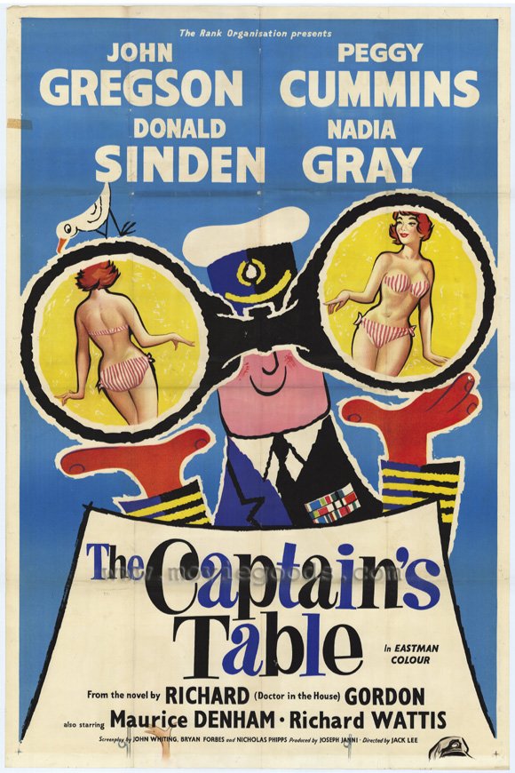 The Captain's Table Movie Poster Print showcasing vibrant cinematic imagery.