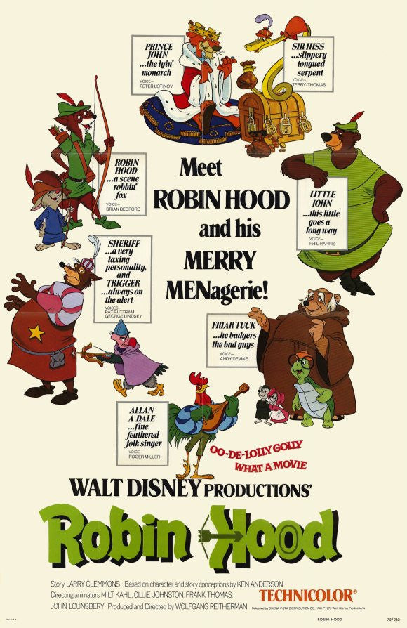 Robin Hood Movie Poster Print (11x17) | Pop Culture Graphics