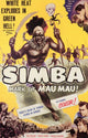 Vibrant Simba Movie Poster Print featuring iconic imagery from the classic film.