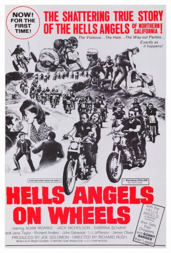 Hell's Angels on Wheels Movie Poster Print - 27x40 | Posterazzi