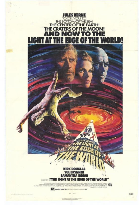 The Light at the Edge of the World movie poster print featuring vibrant imagery.