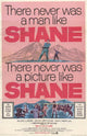 Shane Movie Poster Print showcasing iconic Western film art.