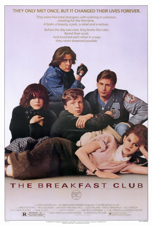 The Breakfast Club Movie Poster Print - 27x40 | Posterazzi