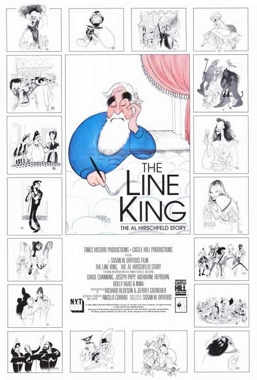 The Line King: The Al Hirschfeld Story Movie Poster Print (11x17)