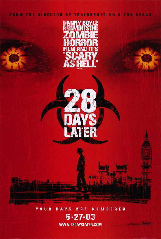 28 Days Later Movie Poster Print - 27x40 | Posterazzi