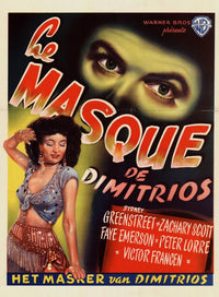 Mask of Dimitrios Movie Poster Print - 27 x 40