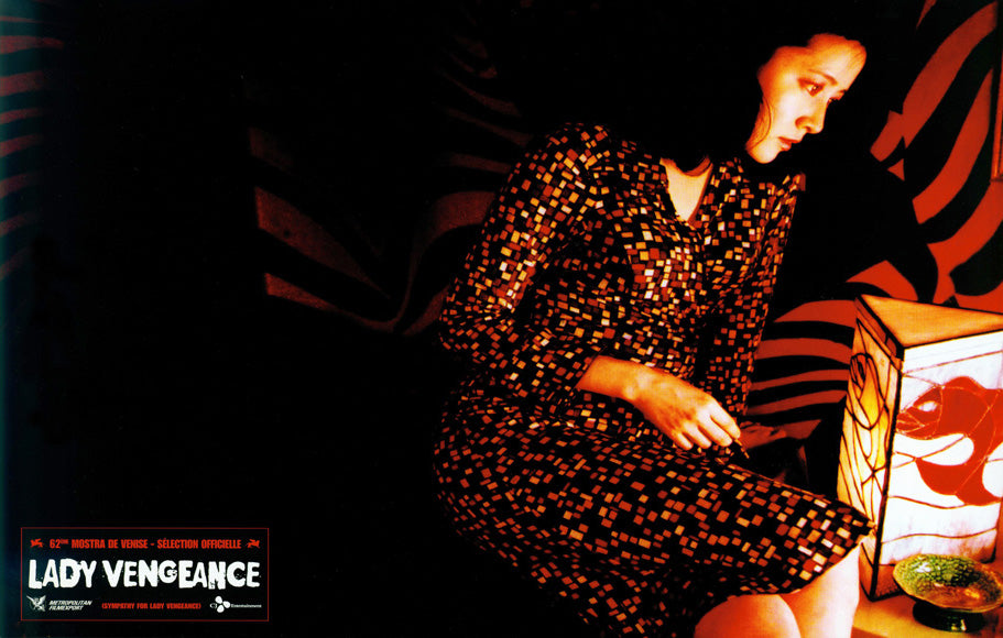 Sympathy for Lady Vengeance Movie Poster Print featuring dramatic visuals.