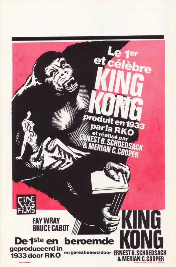 King Kong Movie Poster Print - Iconic Film Artwork