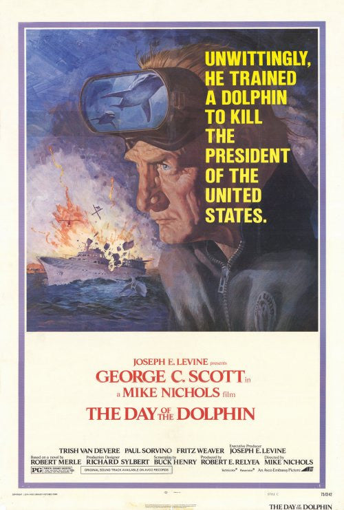 The Day of the Dolphin Movie Poster Print (27x40)