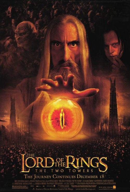Lord of the Rings: The Two Towers Movie Poster Print 27x40